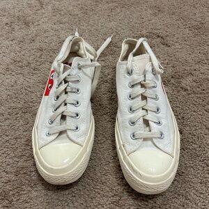 Converse/ Comme De Garçon collab low top sneakers